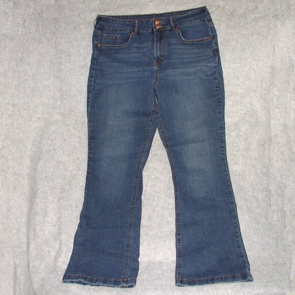 NOBO No Boundaries High Rise Bootcut Blue Denim JEANS, Juniors Sz 17,  A41 - Picture 1 of 8